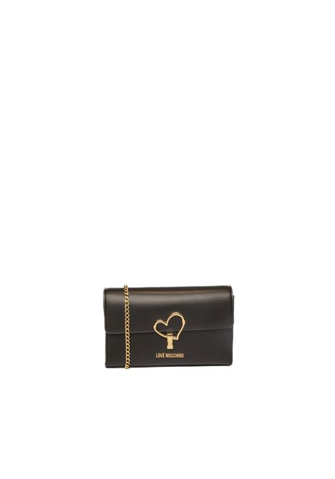 borsa a spalla nera LOVE MOSCHINO | JC4327PP0N-000